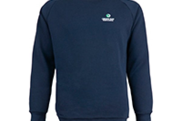 blue sweatshirt