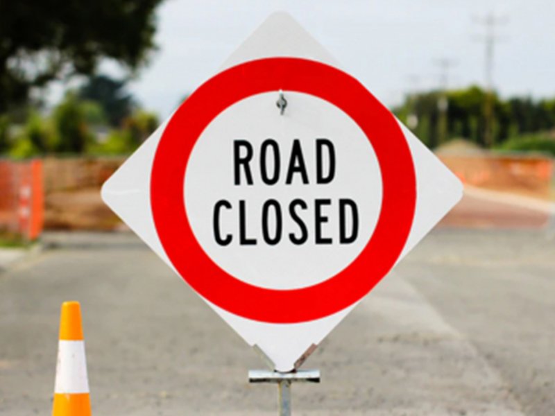 road closed
