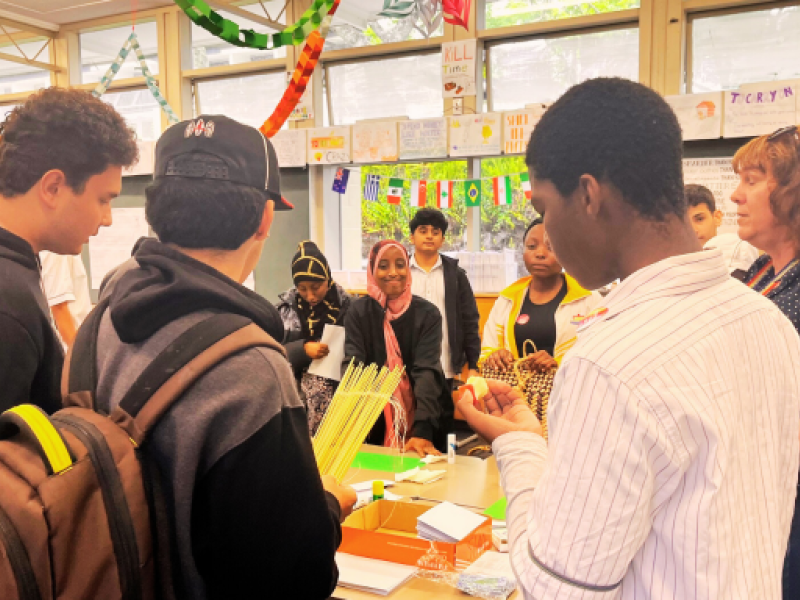 refugee centre visit