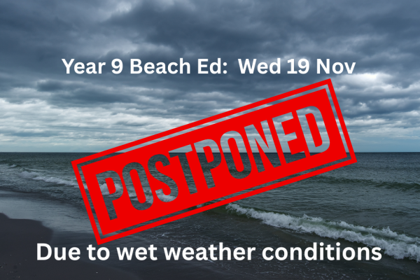 beach ed postponed