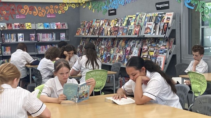 library reading