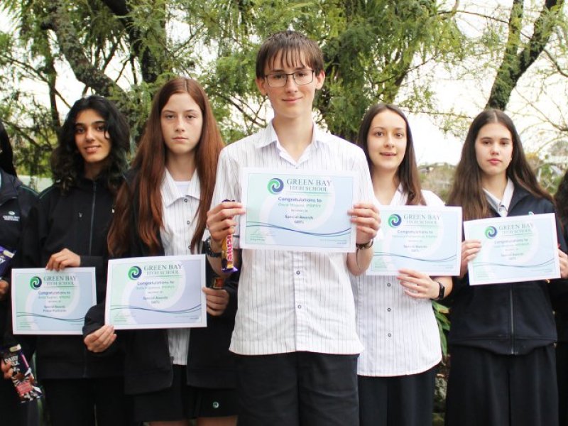 Awards certificate