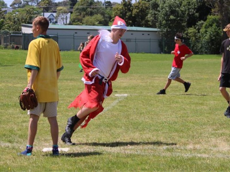 softball day santa