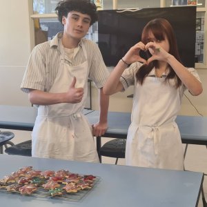 Matariki is a great time to come together to cook and share kai.

Level 1 Hospitality students measured, mixed and made mouthwatering Matariki cookies today, adding personal touches with decorative toppings - they look delicious!

Shaped like a star, these cookies are an interactive way to understand the meaning of Matariki, while also learning the stories connected with Matariki.