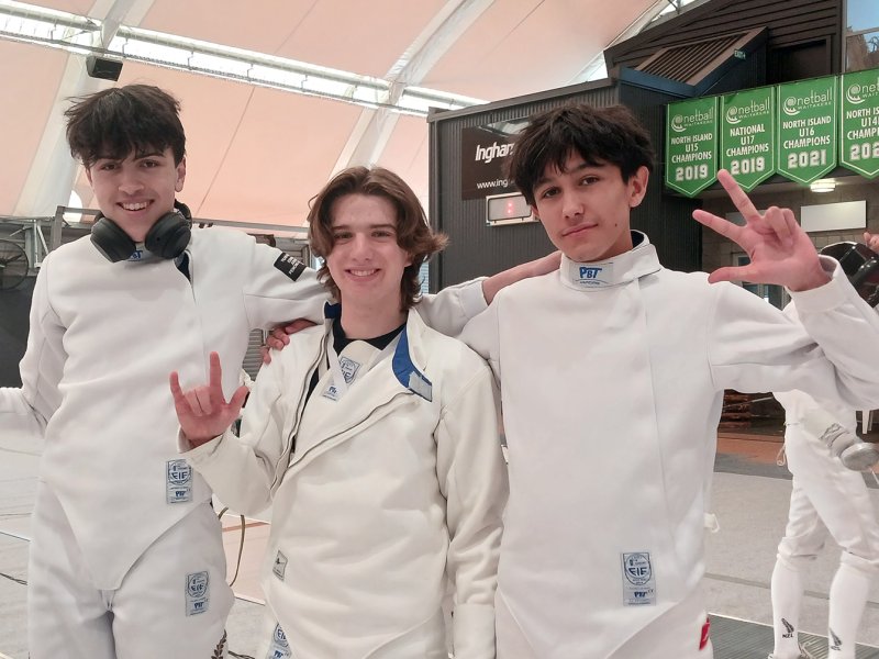 fencers first place