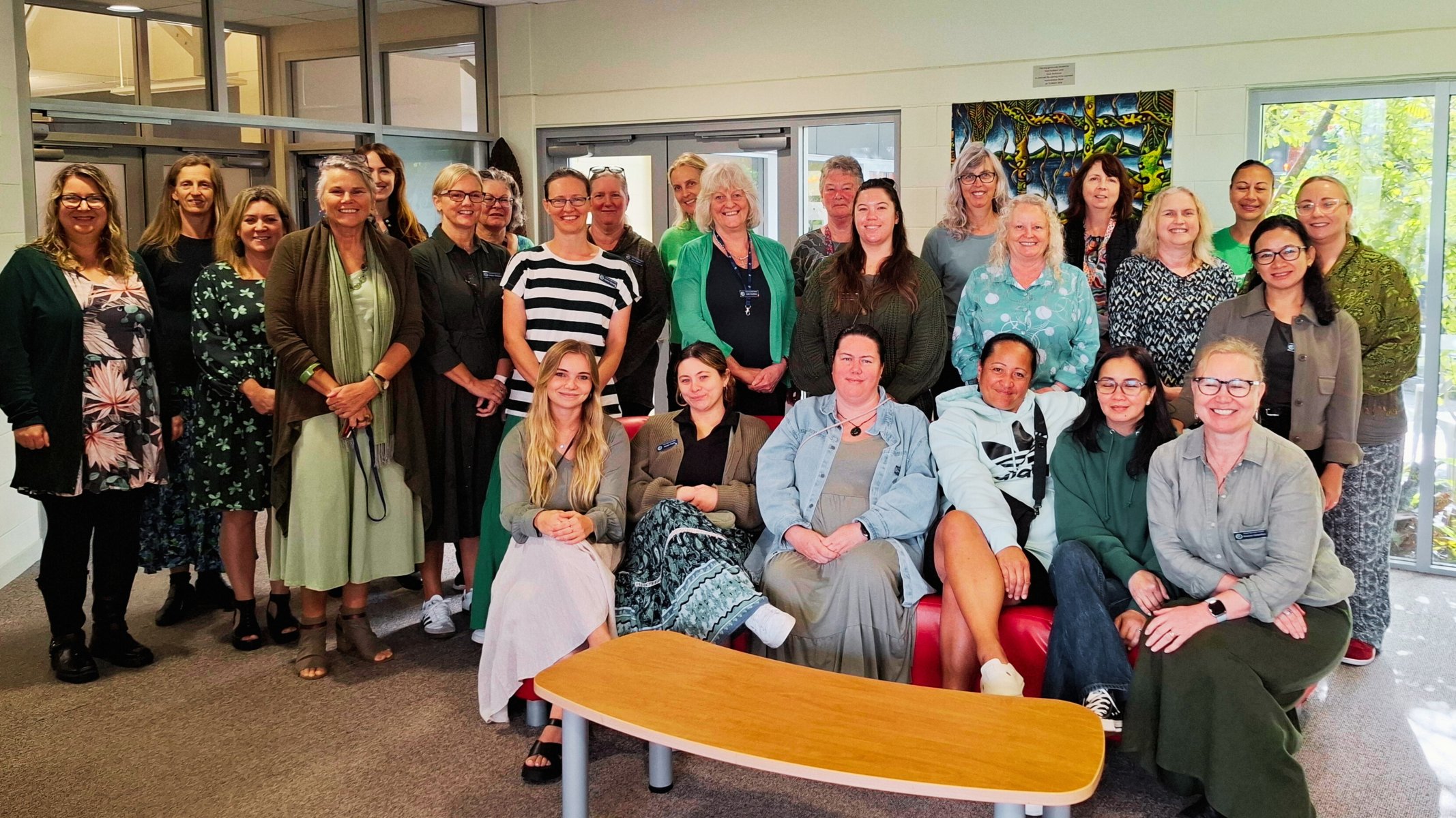 green support staff