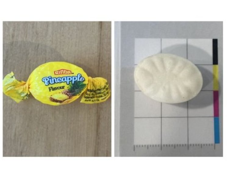 Health Alert Rinda brand pineapple lollies