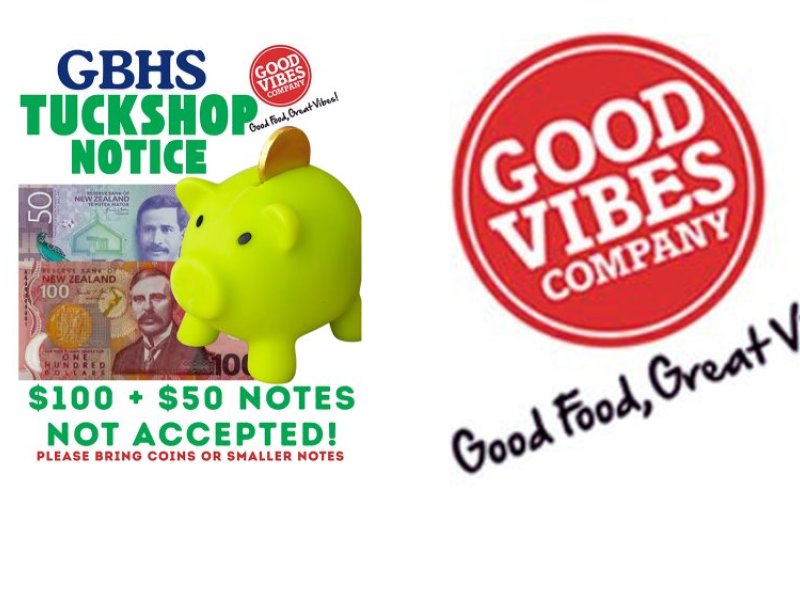 tuckshop notice