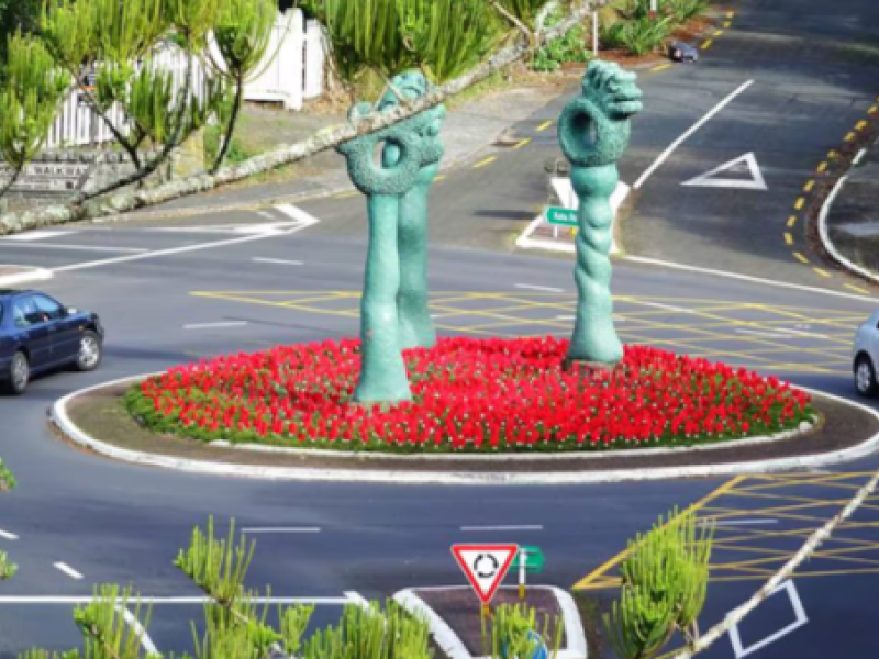 Titirangi roundabout