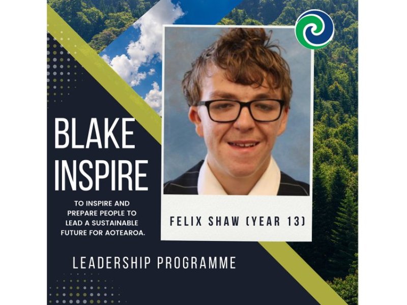 Blake Inspire Felix Shaw