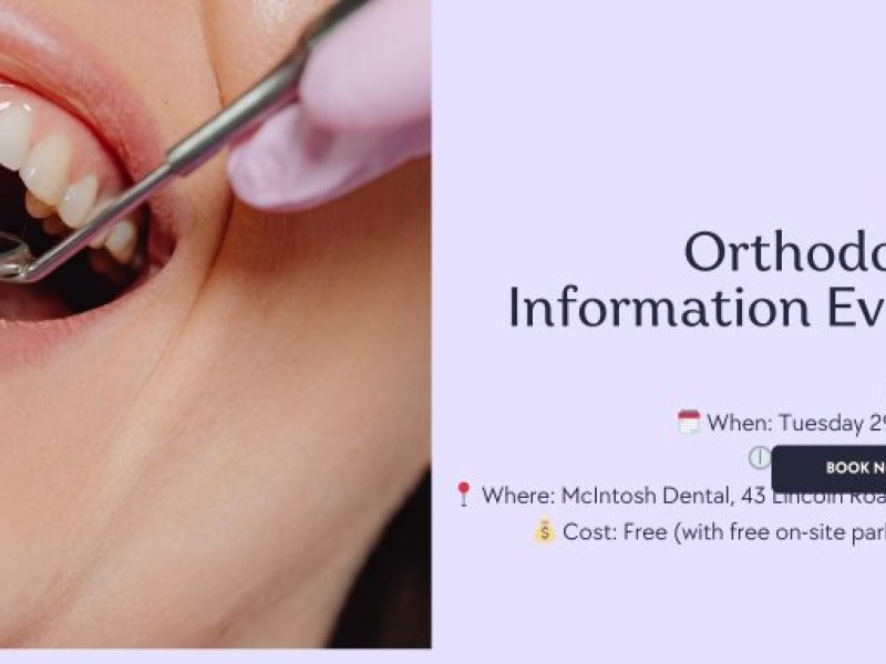 free orthodontics info evening