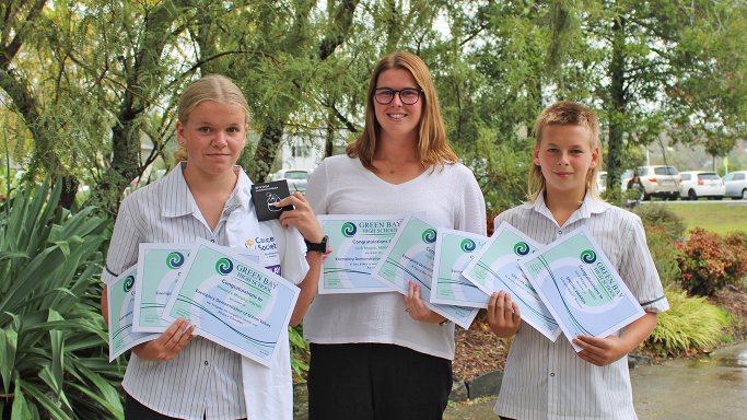 Gabbie and Year 9 prizewinners