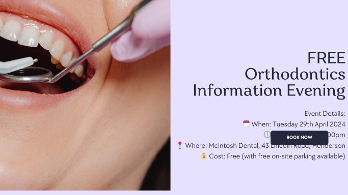free orthodontics info evening